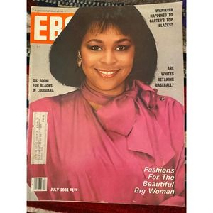 July 1981 Ebony MagazIne  w Featured Cover, Fashions For The Beautiful Big Woman